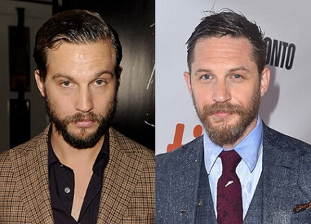 Logan Marshall-Green on the left and Tom Hardy on the right
